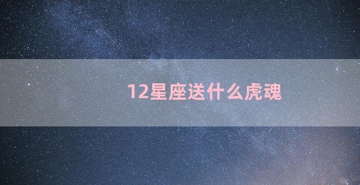 12星座送什么虎魂