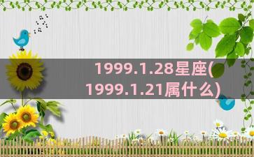 1999.1.28星座(1999.1.21属什么)